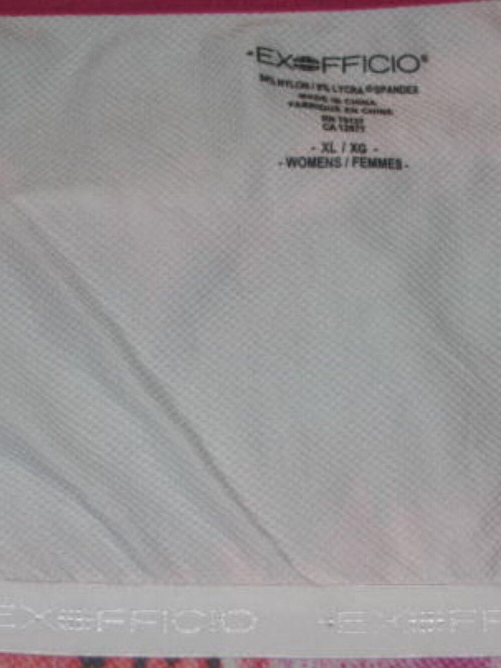 ExOfficio XL Give N Go Shelf Bra Cami Camisole Top Tie Dye Mulberry Excellent - Picture 8 of 9